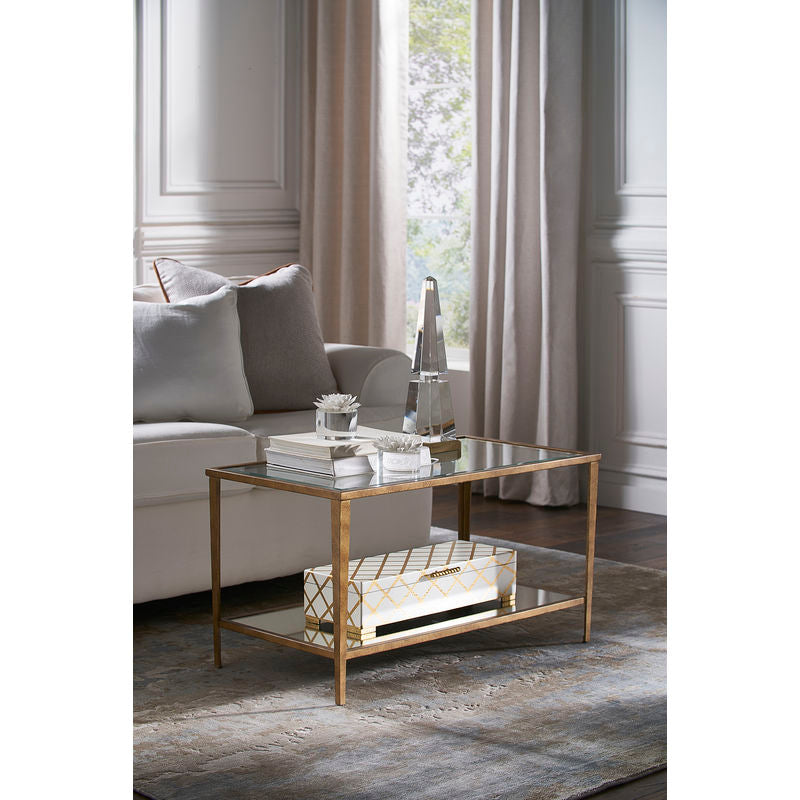 Chelsea House Carson Iron Made Rectangular Cocktail Table