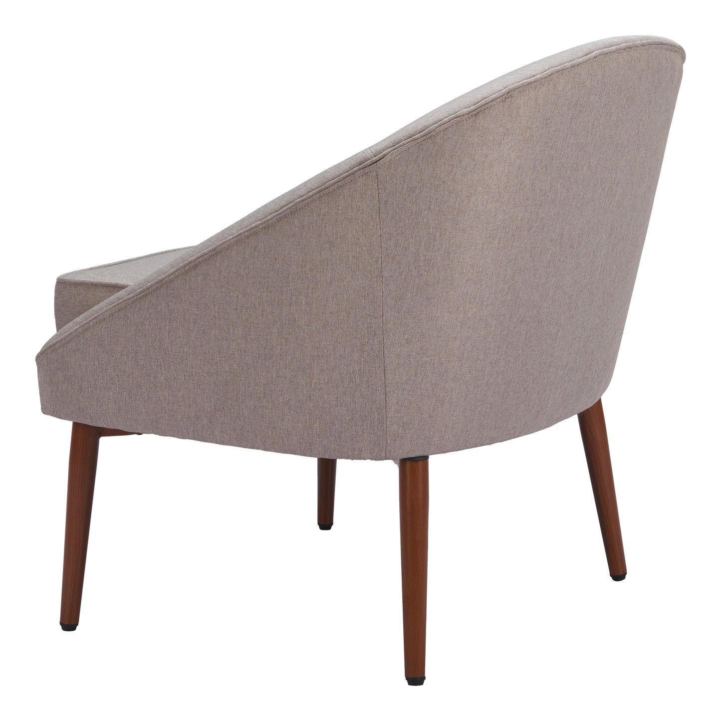 Carter Accent Chair Gray-Club Chairs-Zuo Modern-LOOMLAN