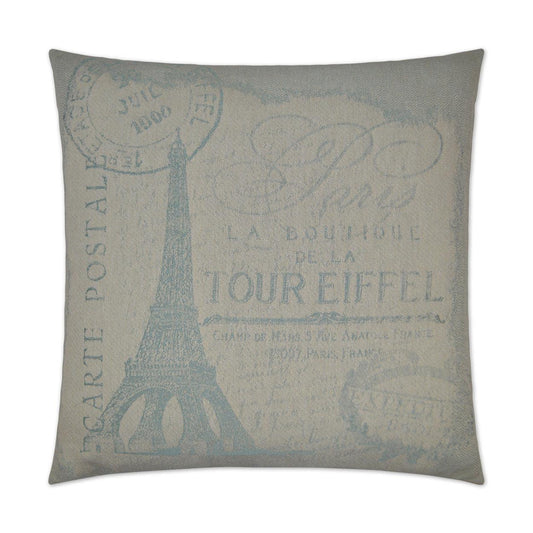 D.V. Kap Cartolina Mint Grey Throw Pillow With Insert
