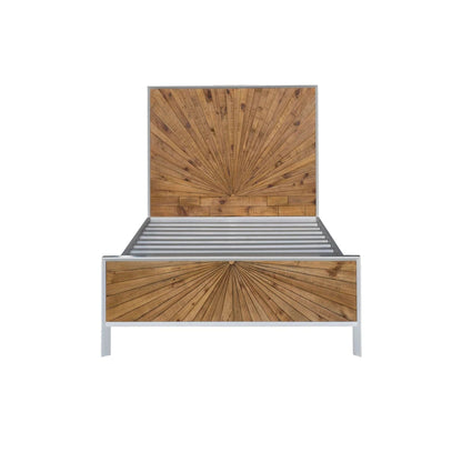 LH Home Casablanca Reclaimed Wood Frame Bed