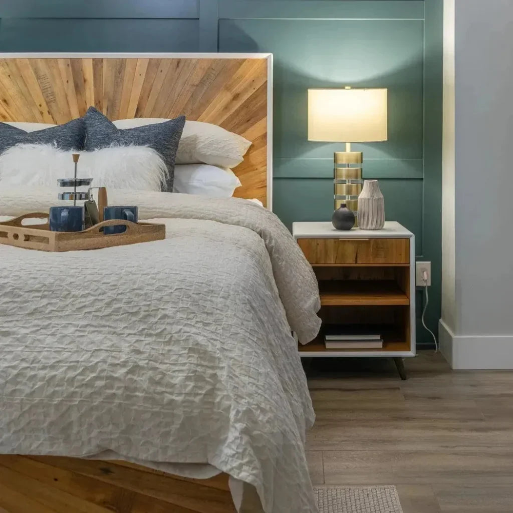LH Home Casablanca Reclaimed Wood Frame Bed