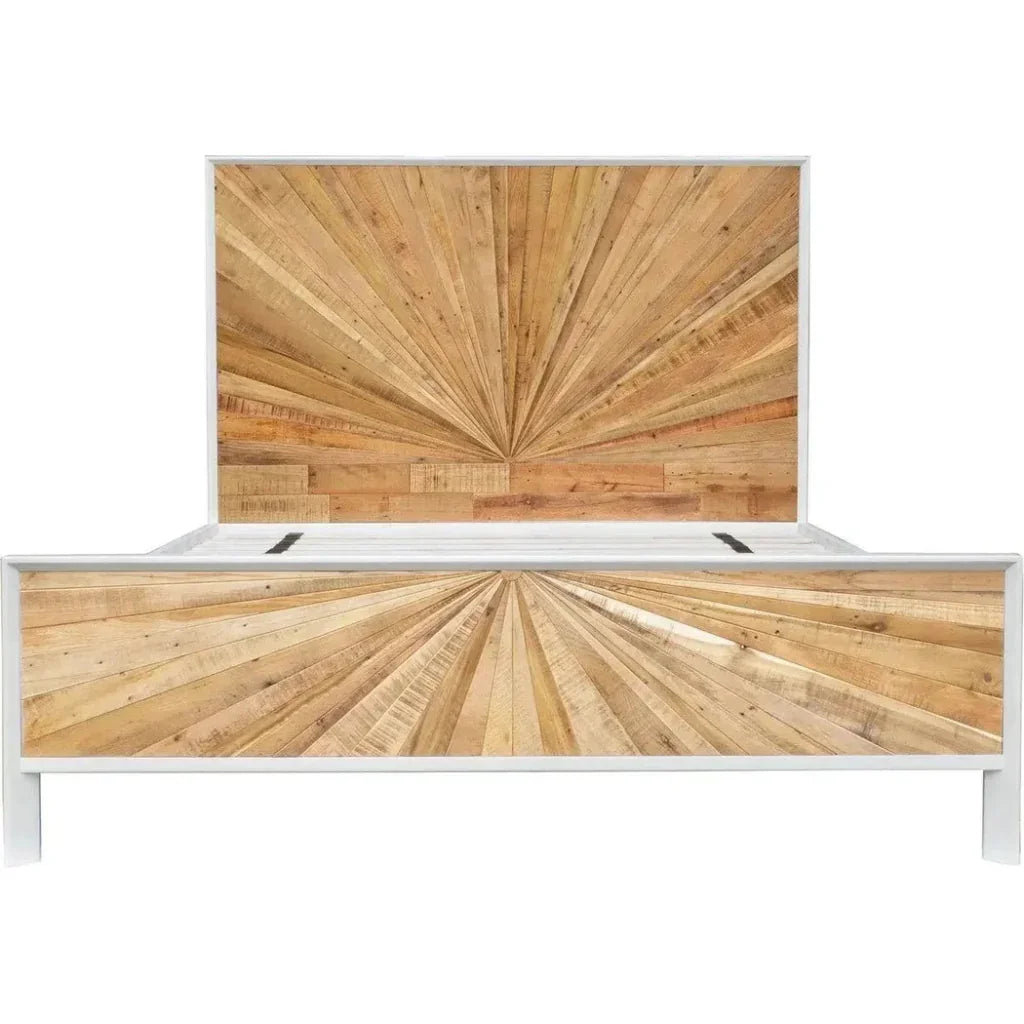 LH Home Casablanca Reclaimed Wood Frame Bed