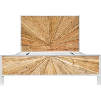 LH Home Casablanca Reclaimed Wood Frame Bed