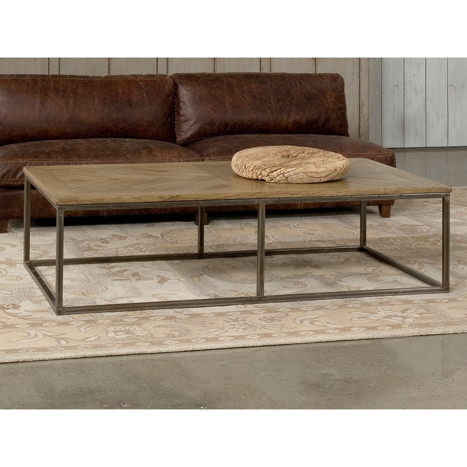 Cascade Cocktail Table Driftwood Finish-Coffee Tables-Sarreid-LOOMLAN