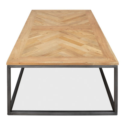 Cascade Cocktail Table Driftwood Finish-Coffee Tables-Sarreid-LOOMLAN