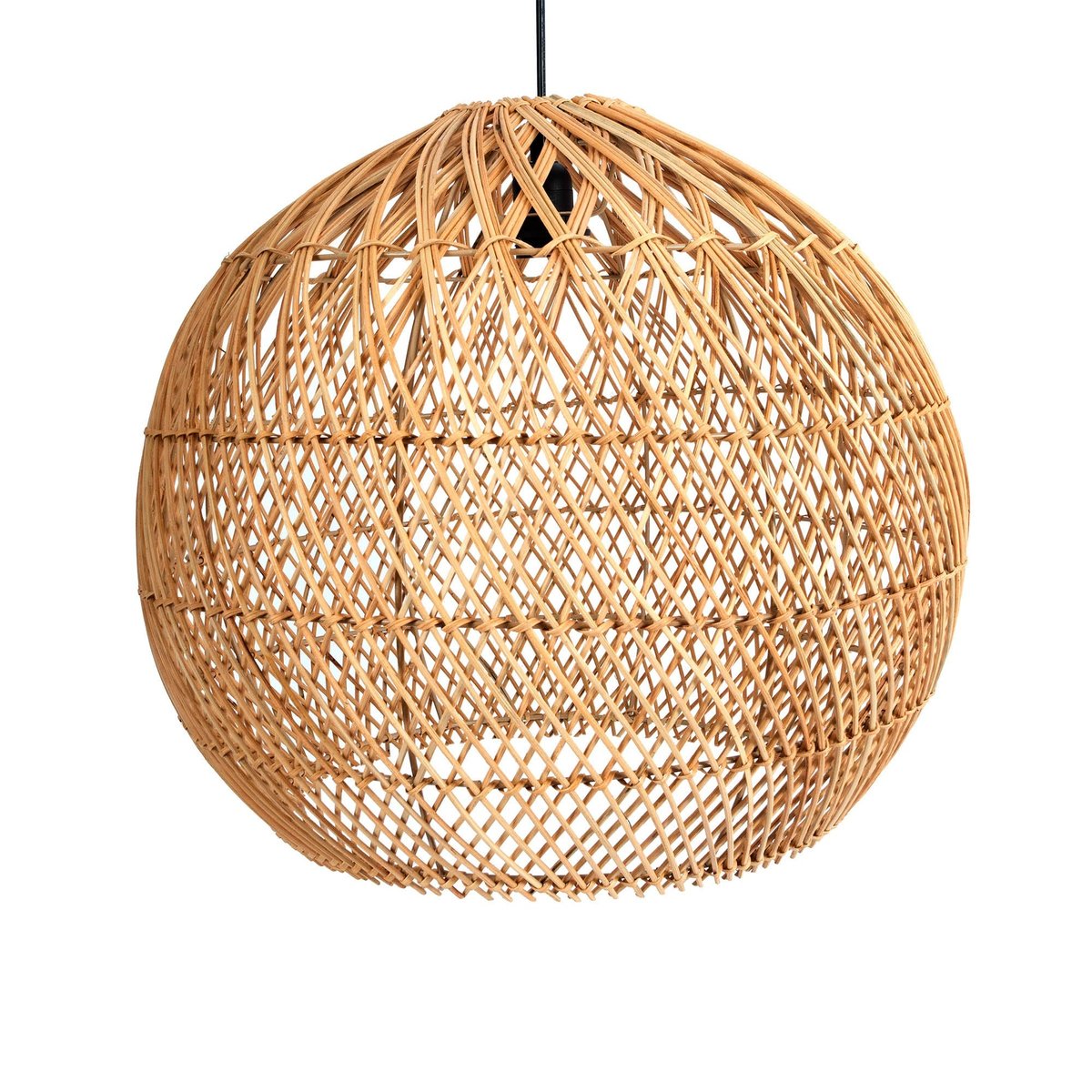 LH Home Cascade Natural Rattan Chandelier