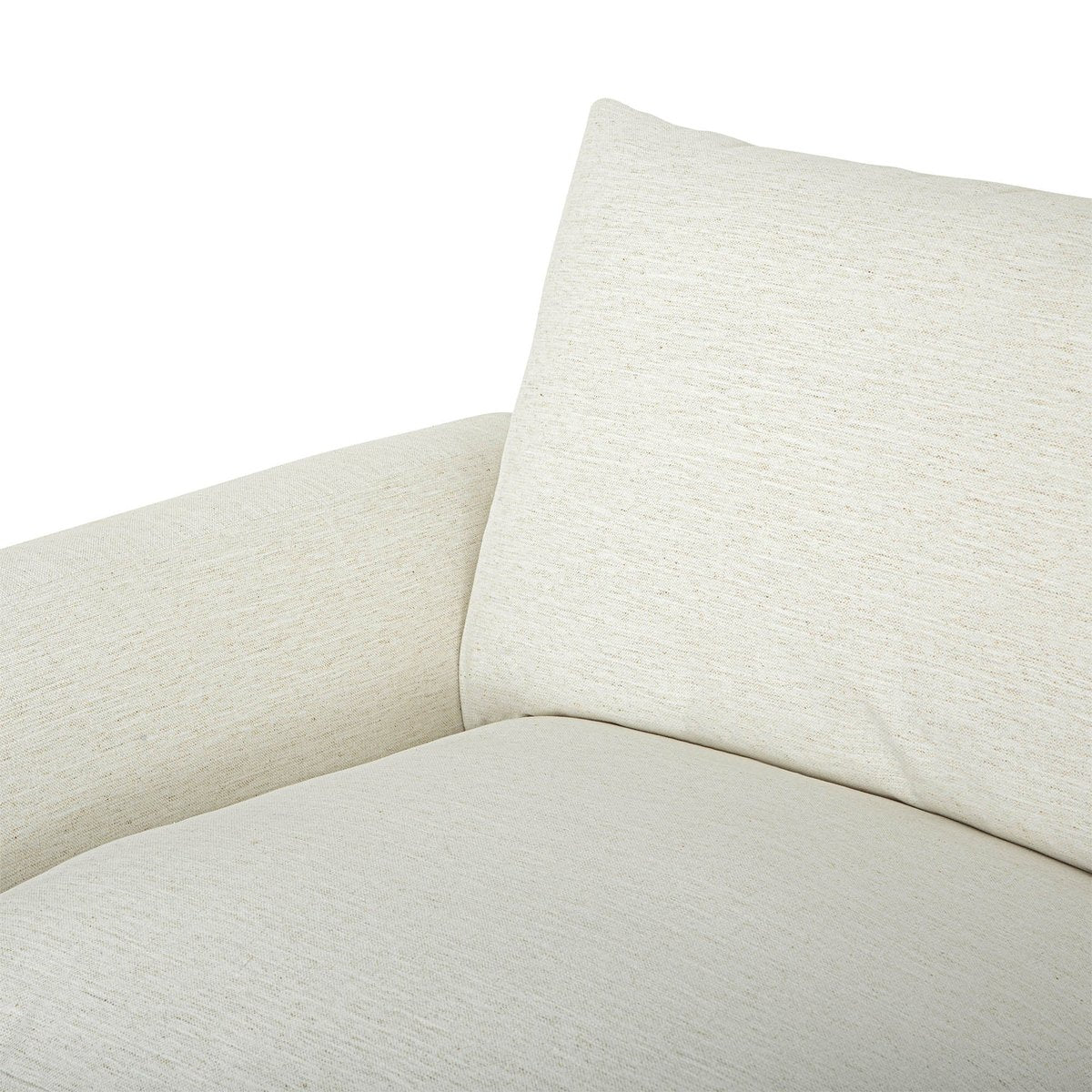 LH Home Cashmere Beige Fabric Sofa