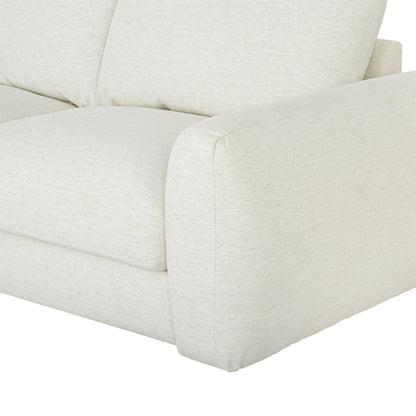 LH Home Cashmere Beige Fabric Sofa