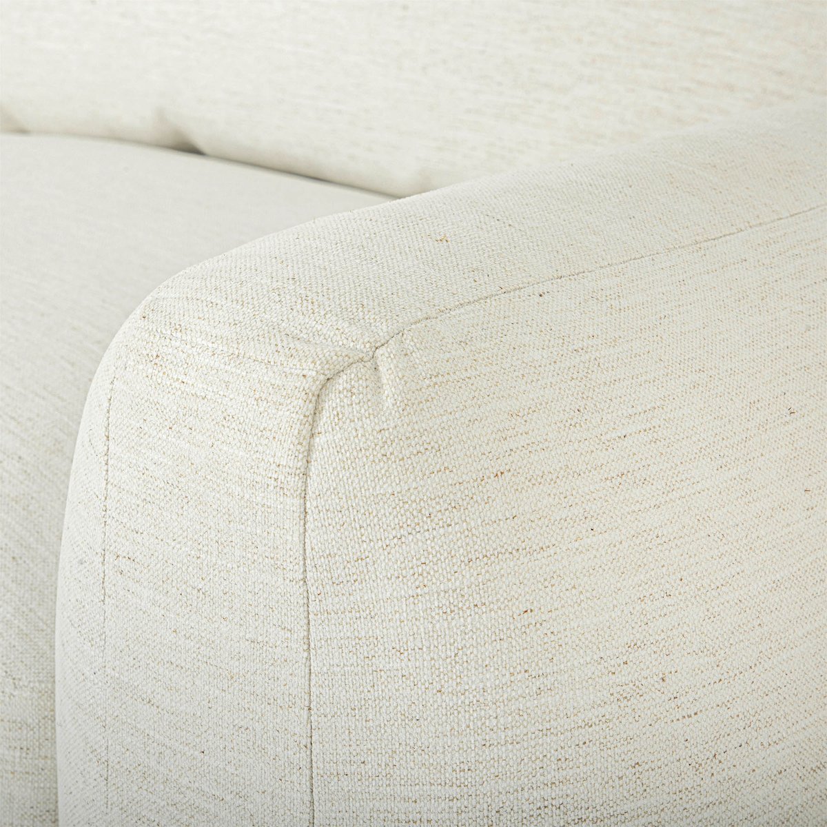 LH Home Cashmere Beige Fabric Sofa