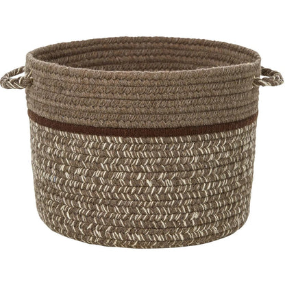Rhody Rug Casual Comfort Wool Braided Handmade Basket