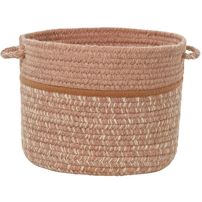 Rhody Rug Casual Comfort Wool Braided Handmade Basket