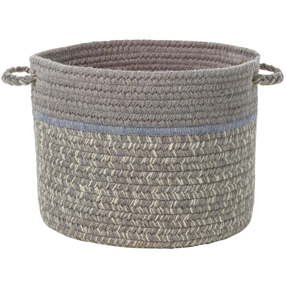 Rhody Rug Casual Comfort Wool Braided Handmade Basket