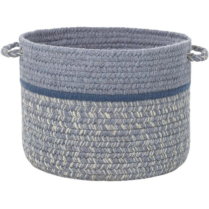 Rhody Rug Casual Comfort Wool Braided Handmade Basket