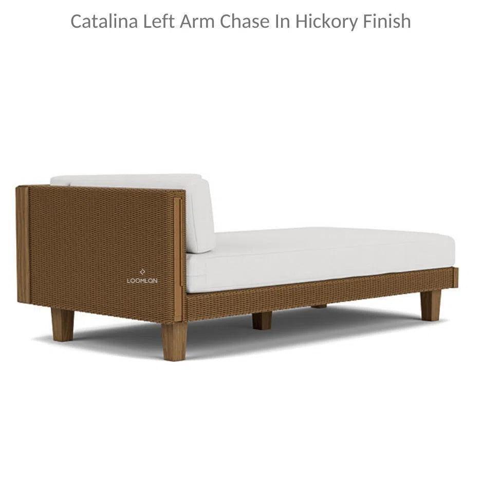 Catalina Left Chaise Sectional Sofa Wicker -- view 10