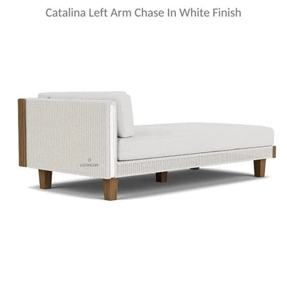 Catalina Left Chaise Sectional Sofa Wicker -- view 12
