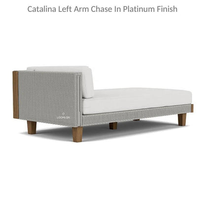 Catalina Left Chaise Sectional Sofa Wicker -- view 7