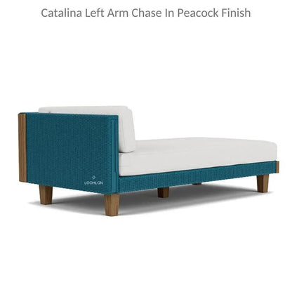 Catalina Left Chaise Sectional Sofa Wicker -- view 8
