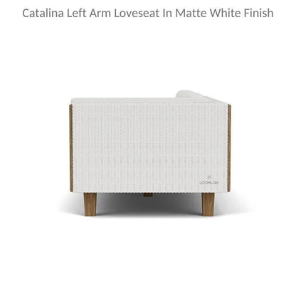 Catalina Left Loveseat Sectional All Weather Wicker -- view 4