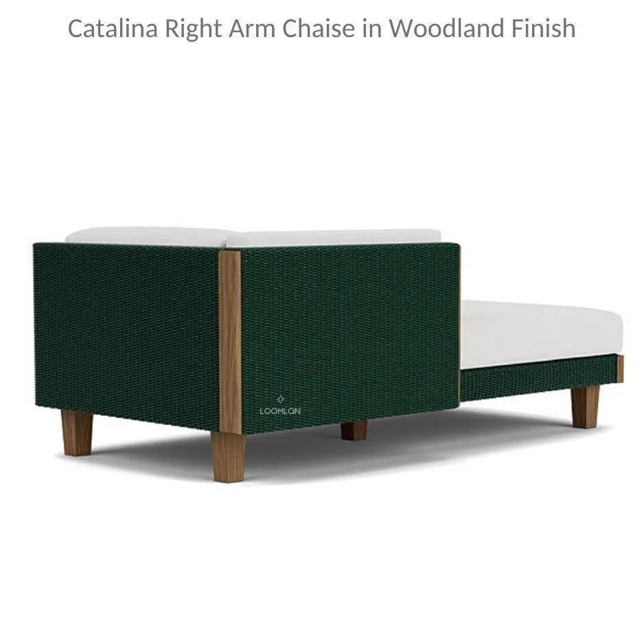 Catalina Right Chaise Sectional Sofa Wicker -- view 2