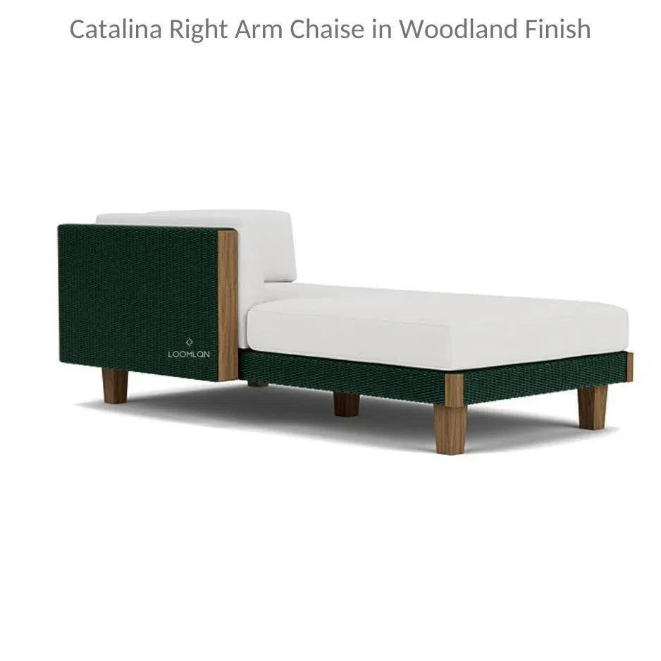 Catalina Right Chaise Sectional Sofa Wicker -- view 4