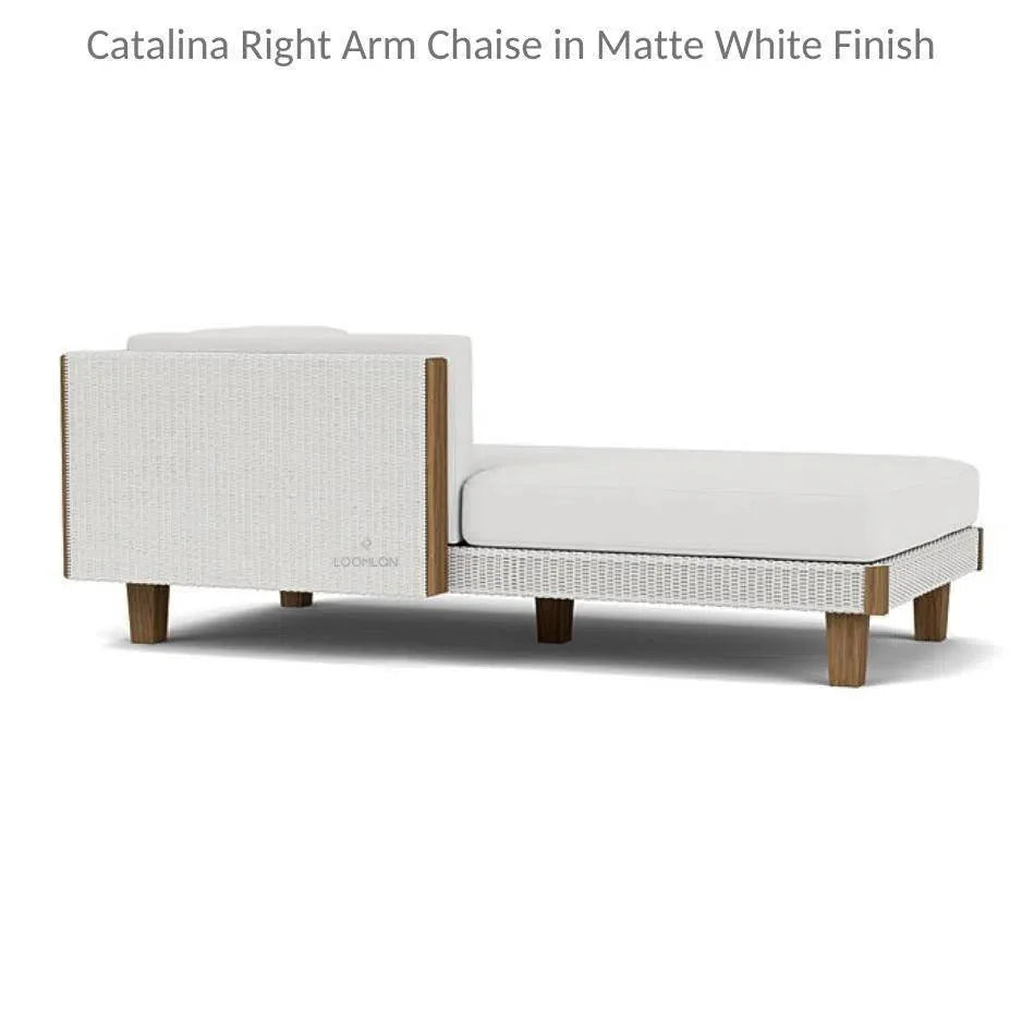 Catalina Right Chaise Sectional Sofa Wicker -- view 8