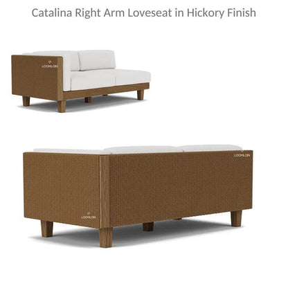 Catalina Right Loveseat Sectional All Weather Wicker -- view 10