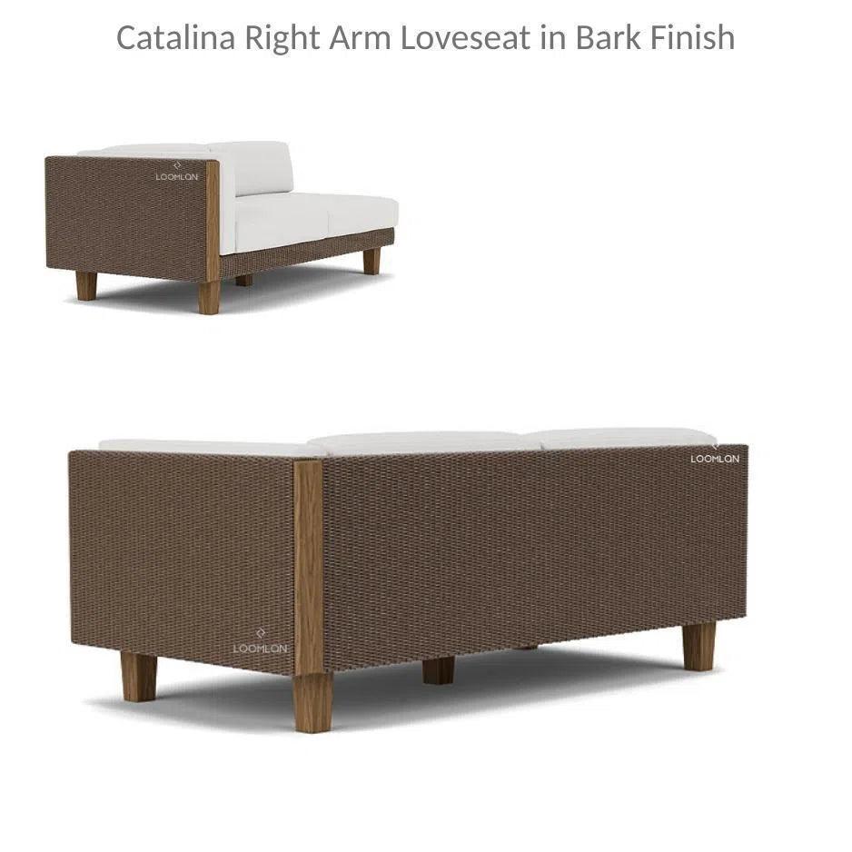 Catalina Right Loveseat Sectional All Weather Wicker -- view 11
