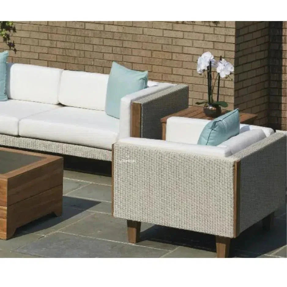 Catalina Right Loveseat Sectional All Weather Wicker -- view 13
