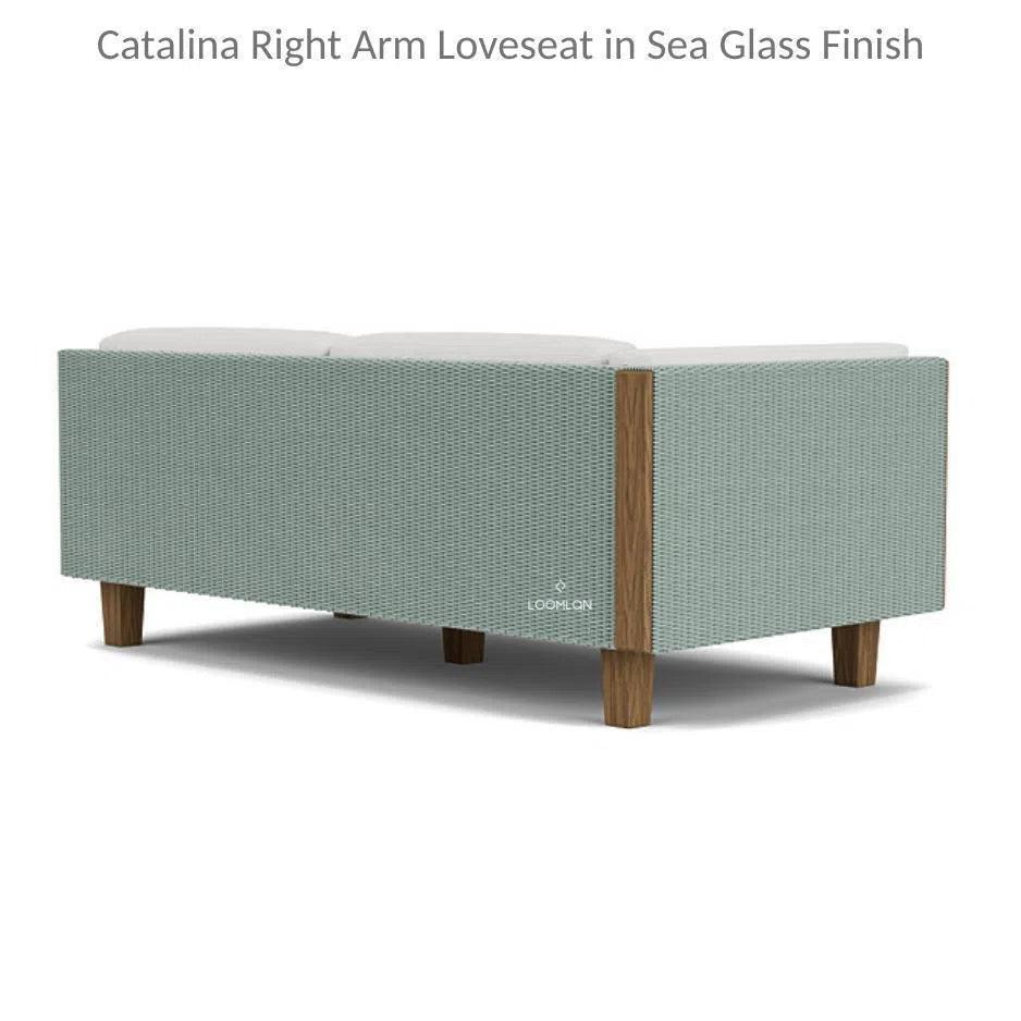 Catalina Right Loveseat Sectional All Weather Wicker -- view 2