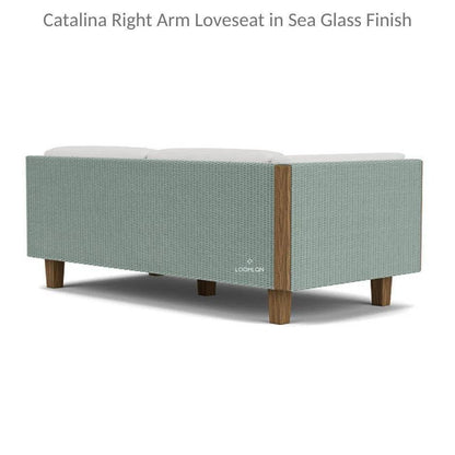 Catalina Right Loveseat Sectional All Weather Wicker -- view 2