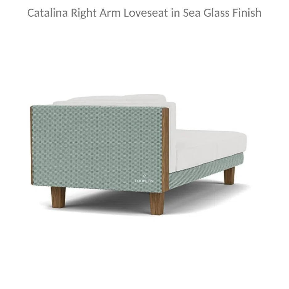 Catalina Right Loveseat Sectional All Weather Wicker -- view 3