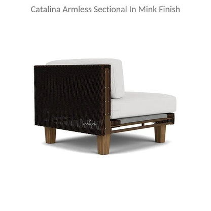 Catalina Sectional Component All Weather Wicker & Teak -- view 10