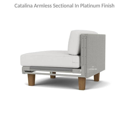 Catalina Sectional Component All Weather Wicker & Teak -- view 4
