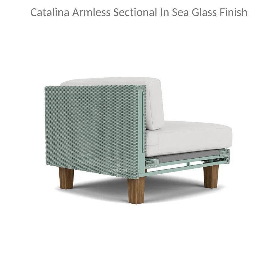 Catalina Sectional Component All Weather Wicker & Teak -- view 6
