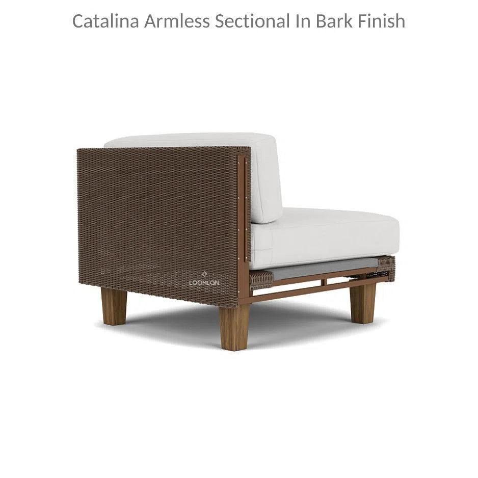 Catalina Sectional Component All Weather Wicker & Teak -- view 7
