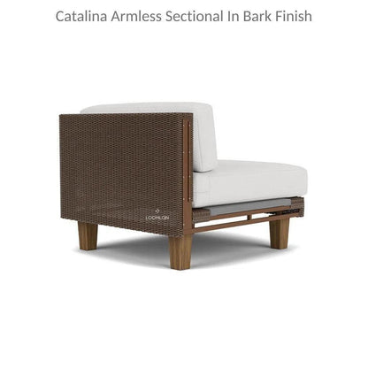 Catalina Sectional Component All Weather Wicker & Teak -- view 7