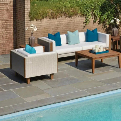 Catalina Sofa All Weather Wicker & Teak Furniture -- view 12