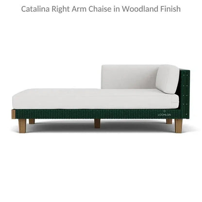 Catalina Wicker Lounge Set Sectional Ottoman Made USA -- view 23