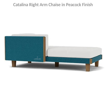 Catalina Wicker Lounge Set Sectional Ottoman Made USA -- view 24
