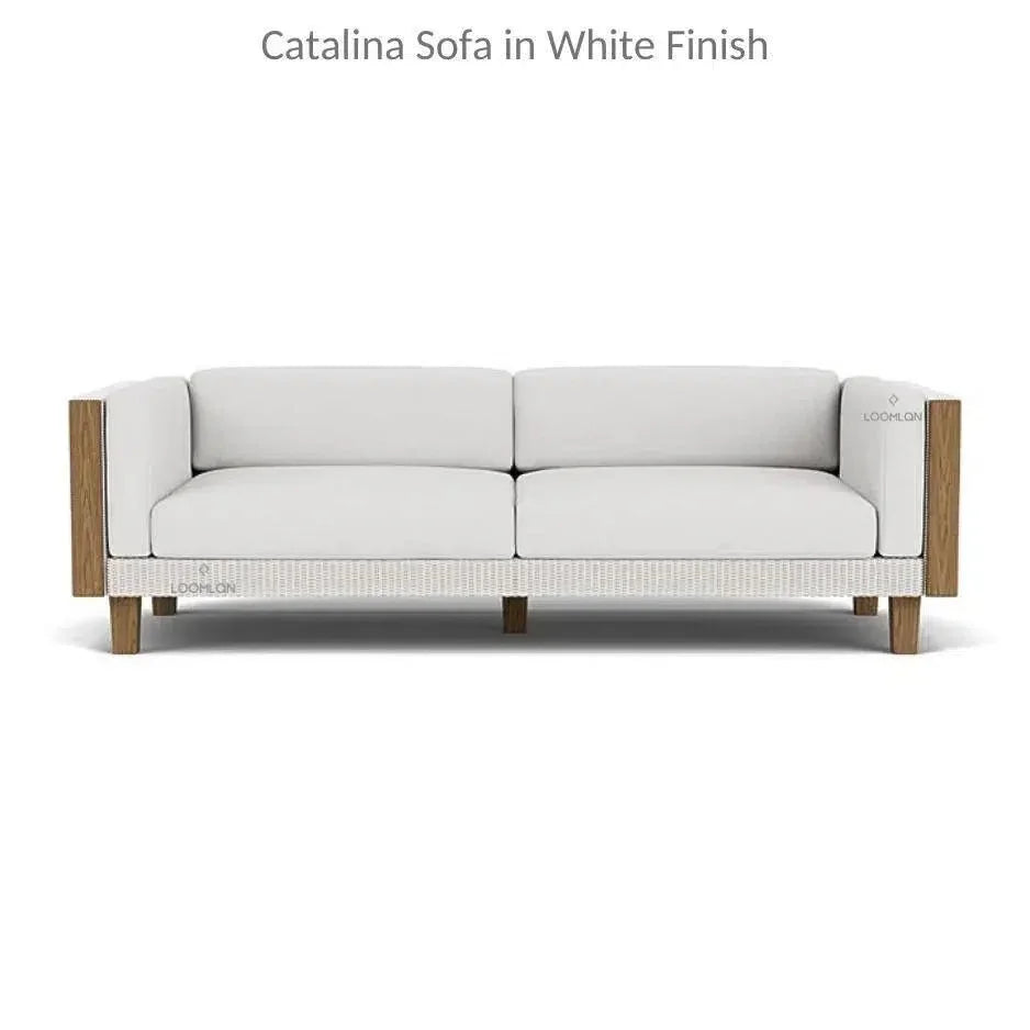 Lloyd Flanders Catalina Wicker Lounge Set Sofa Chairs & Ottomans