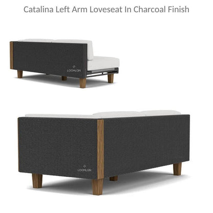 Lloyd Flanders Catalina Wicker Sectional Ottoman & End Table Patio Set