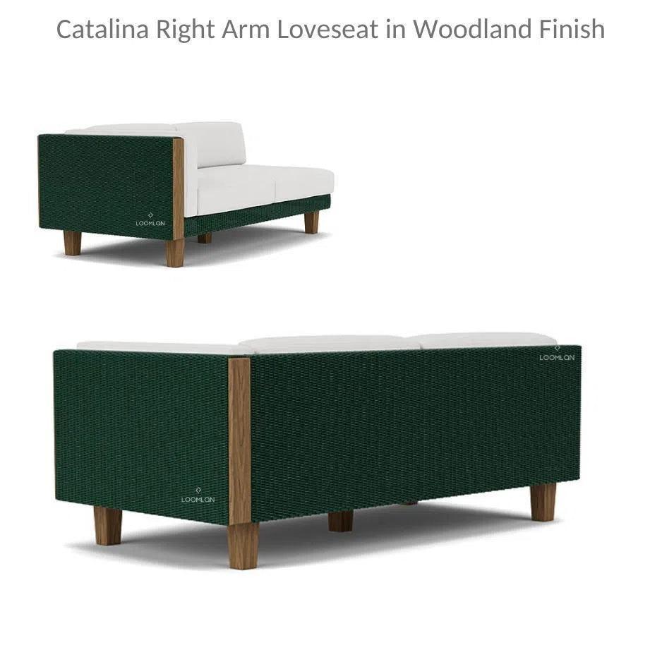 Lloyd Flanders Catalina Wicker Sectional Ottoman & End Table Patio Set