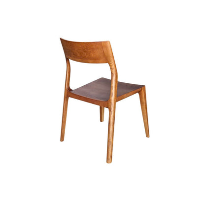 LH Home Catania Wooden Armless Dining Chair (Set of 2)