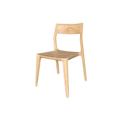 LH Home Catania Wooden Armless Dining Chair (Set of 2)
