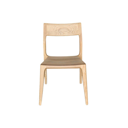 LH Home Catania Wooden Armless Dining Chair (Set of 2)