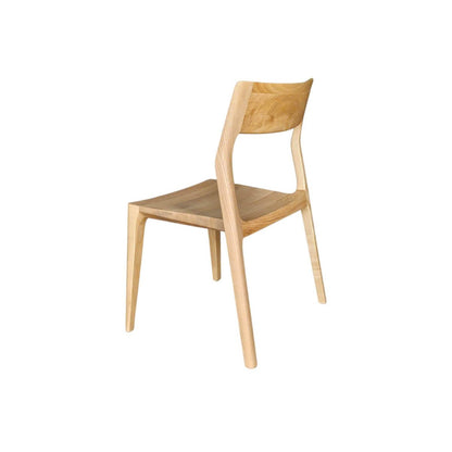 LH Home Catania Wooden Armless Dining Chair (Set of 2)