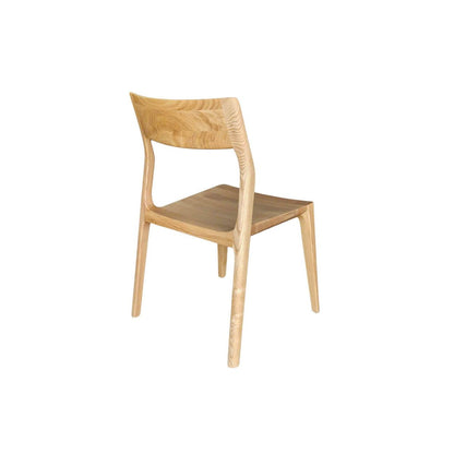 LH Home Catania Wooden Armless Dining Chair (Set of 2)