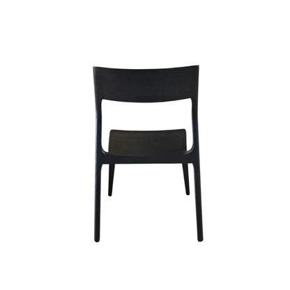 LH Home Catania Wooden Armless Dining Chair (Set of 2)