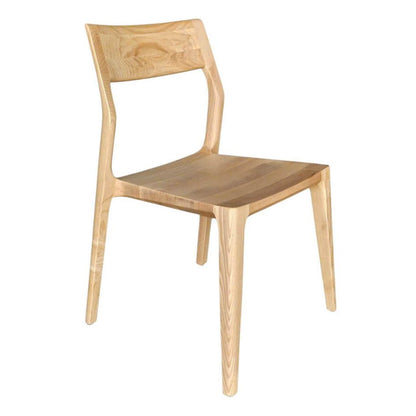 LH Home Catania Wooden Armless Dining Chair (Set of 2)
