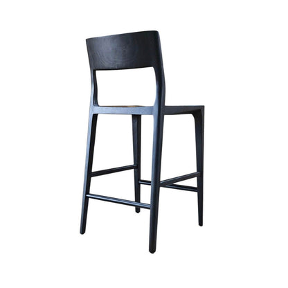 LH Home Catania Wooden Barstool With Footrest
